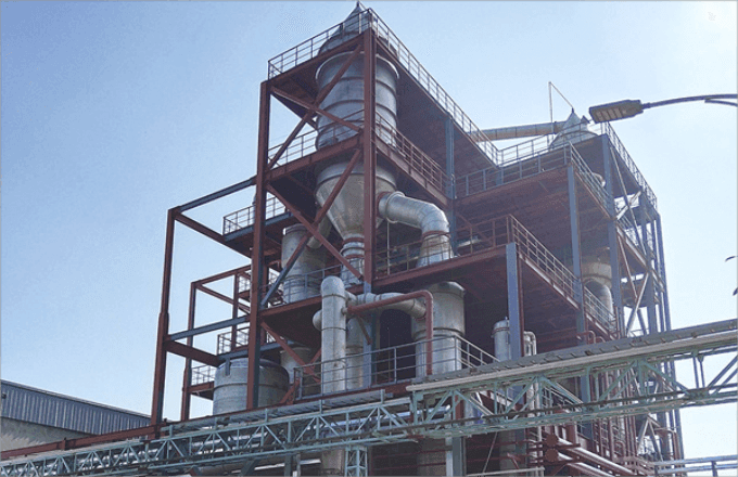 Wastewater treatment of steel and power plant